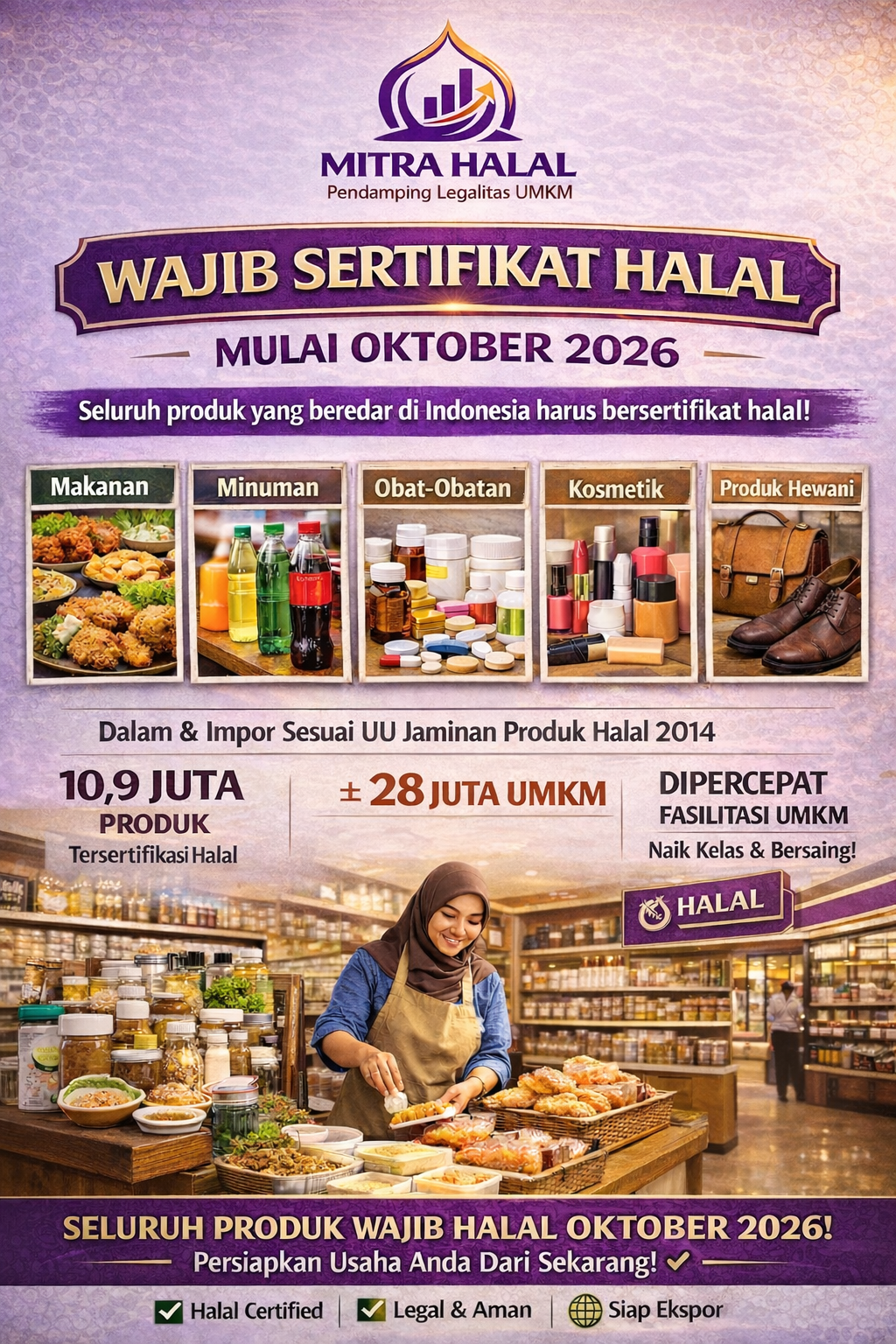 Wajib Halal Oktober 2026